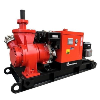 پمپ خاك 100GPM XZ130F موتور کامینز مناسب برای عملیات حفاری